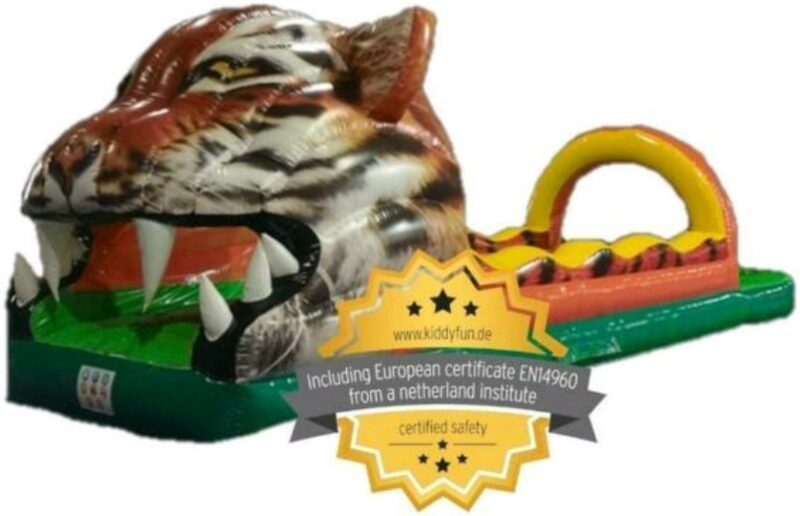 Buikschuifbaan tijger